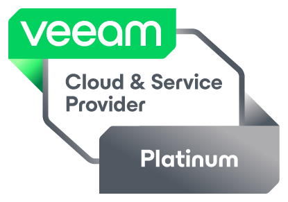 Logo principal do Veeam propartner provedor de serviços de nuvem platinum pp